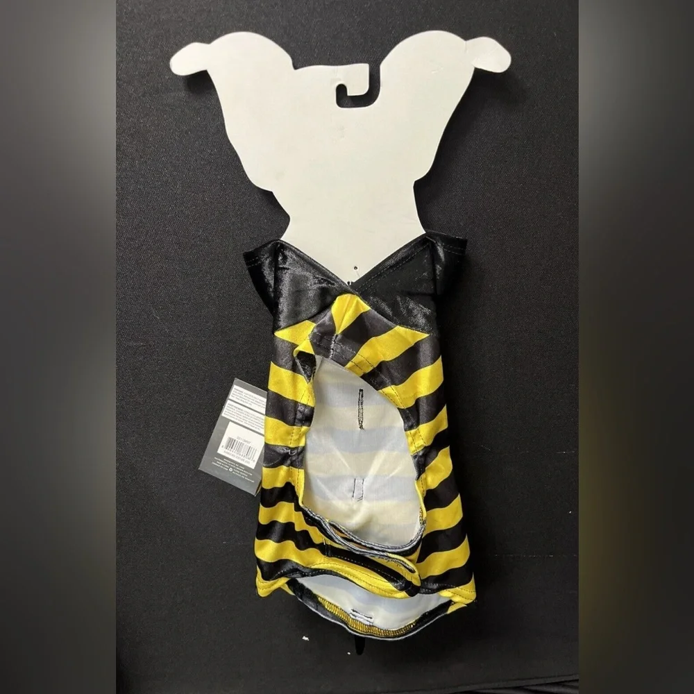 NWT Party Dog Yellow Bumble Bee Dog or Cat Costume Halloween Outfit Size XS/S